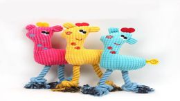 Dog pet cotton rope plush vocal toy flannel deer plush toy dog molar training bite toy8786792