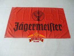 Accessories jagermeister flag , can custom print file,90X150CM size,100% polyester