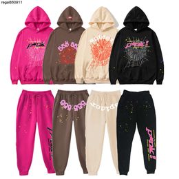 Spider Tracksuit Hoodie Man Young Thug Designer Sweatshirt Two-piece with Womens Spiders Size s m l xl xxl