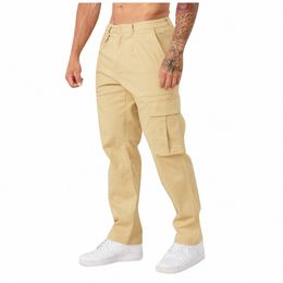 autumn Joggers Pants Men Running Sweatpants Gym Fitn Trousers Male Training Clothing Bottoms Multi-pocket Cargo Trackpants L9Gg#