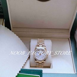 Super Factory s Watch of Women Automatic Movement 31MM LADIES SS 18K Gold Stainless Steel DIAMOND Bezel Wristwatches With Orig262N