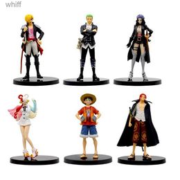 Action Toy Figures One Piece Figure Theatre Edition Film Roronoa Zoro Luffy Nami Sanji Uta Animation Figurine Model Doll Toy GiftsC24325