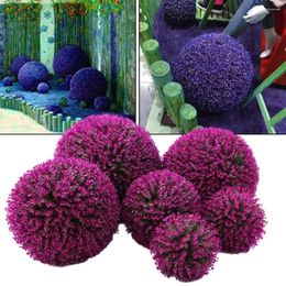 Decorative Flowers Artificial Grass Ball For Flower Pots Realistic Garden Decor Durable Fade-resistant Fake Outdoor