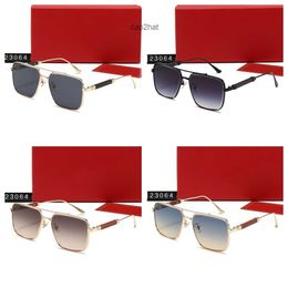 Designer Sunglasses Men Photochromic Glasses Fashion Brand Frameless Style Diamond Cut lens Man Vintage Retro Designers Rimless Sunglass Woman Frame I3ZW