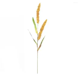 Decorative Flowers Ears Of Wheat Simulated Corn Home Decor Artificial Grass Plant Pu Fake Grasses Bundle