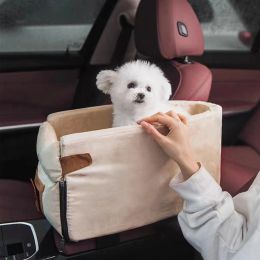 Mats Portable Dog Beds Car Seats Basket Mat Warm Accessories Dogs Washable Travel Sofa Small Puppy For Pets Kennel Medium Pet Bed