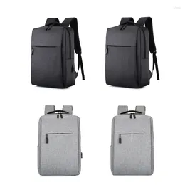 School Bags Backpack Large Capacity Bookbag With USB Charging Port For Men Women