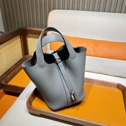 Tam el yapımı tote klasik çanta lüks kadın çantası togo deri gerçek deri ithal deri% 100 el yapımı66