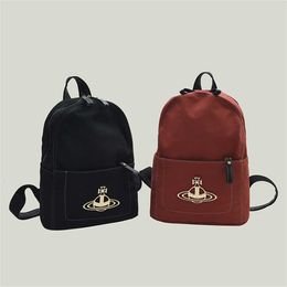 28% OFF Designer bag 2024 Handbags Beibei Shangpin Korean Fashion niche Canvas Contrast Backpack Trendy Backpack for Women