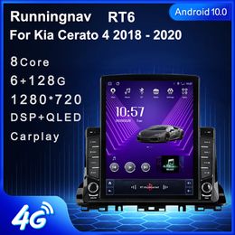 9.7" New Android For Kia Cerato 4 2018-2020Tesla Type Car DVD Radio Multimedia Video Player Navigation GPS RDS No Dvd CarPlay & Android Auto Steering Wheel Control