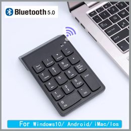 Keyboards Bluetooth Numeric Keypad Cimetech Wireless Slim 18 Keys MultiFunction Numeric Keypad Keyboard Extensions for Laptop/Desktop/PCs