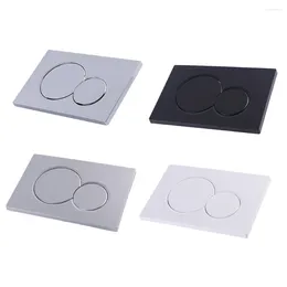 Toilet Seat Covers Flush Button-Hidden Water Tank Panel ABS Switch Parts For Geberit Sigma01 Chrome Dual Plate Cister