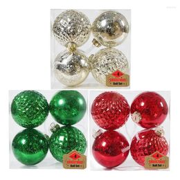 Party Decoration Christmas Ornaments Balls Xmas Hanging Tree Pendants Shatterproof Glitter Ball Supplies