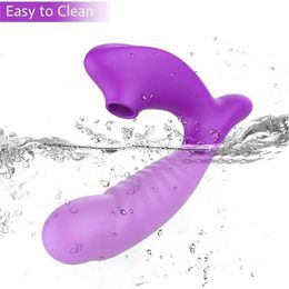 Hip sucking Wand vibration stick vibrators for women wear penis 10 frequency adult sex vibrates toys products Massager 231129