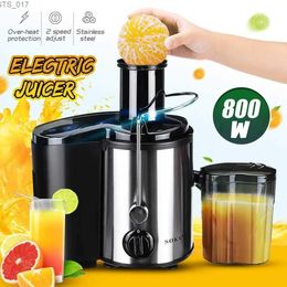 Juicers Juice extractor 800W juicer 3-inch large mouth suitable for all fruits and vegetables juice extractor 2-speed easy to cleanL2403