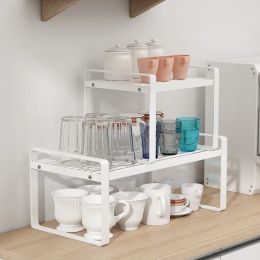 Organisation Organisation Racks Cup Shelf Storage Rack MultiLayer Desktop Cup Storage Rack Cabinet Water Cup Holder Artefact Kitchen Storage