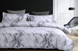 Marble Pattern Bedding Sets Duvet Cover Set 23pcs Bed Set Twin Double Queen Quilt linen No Sheet and Filling2933556