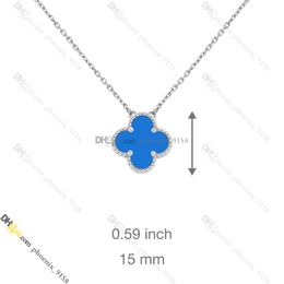 Designer Necklace Van Clover Pendant Necklaces for Women Titanium Steel Jewellery Gold-Plated Never Fade Not Allergic, Store/21890787