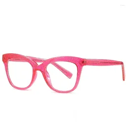 Sunglasses Fashion Rhinestone Farsighted Reading Glasses Women Clear Round Anti Blue Light Prescription Computer