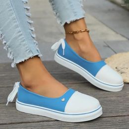 Casual Shoes Women's Flat Loafers Spring Ladies Mixed Color Single Comfort Shallow Flats Fashion Versatile Footwear