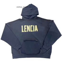 designer hoodie balencigs Fashion Hoodies Hoody Mens Sweaters High Quality trendy brand couple's autumn winter front back American pattern paper t KXIV