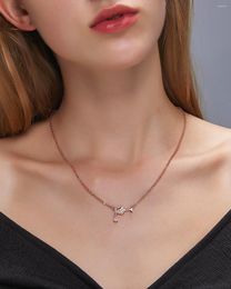 Pendants Personality Goblet Necklace Temperament Zircon Lady Love Red Wine Bottle Cup Pendant Clavicle Chain Bulk Wholesale Jewellery