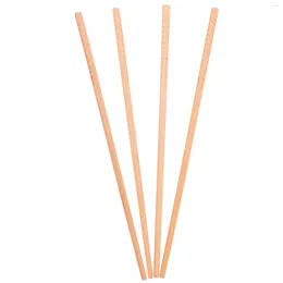 Kitchen Storage 2 Pairs Wooden Long Chopsticks Cooking Frying For Pot Deep Noodles 33cm