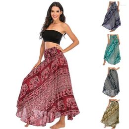 Skirts Trendy And Comfortable Maxi Skirt Printed Summer Dress Perfect For Everyday Wear