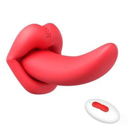 Chic Honey Tongue 5th Generation Wireless Remote Control Variable Frequency Miao Chao Vibration Rod Flirting and Jumping Egg Female Masturbation 231129