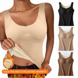 thermal Underwear Tank Tops Lined Base Layer Cold Weather Winter Thermal Shirts Lg Thermal Undershirts v3rY#