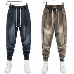 autumn New Men Harem Pants Joggers Sweatpants High Quality Brand Loose Male Trousers Fi Outdoor Casual Clothing Cargo Pants r4UO#