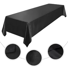 Table Cloth Elegant Satin Tablecloth For Wedding And Banquet Decorations 145x260cm Multiple Colors Available