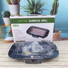 Grills Household electric baking pan smokeless non stick multifunctional barbecue grill electric oven