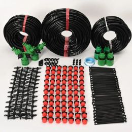 Kits Diy 50m5m Drip Irrigation System Automatic Watering Garden Hose Micro Drip Watering Kit with Adjustable Dripper Watering System