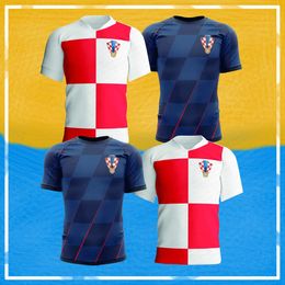 2024 2025 Euro Cup New Croatie National Team Soccer Jersey 24 25 Football Shirt Kids Kit Set Home White Away Blue Men Uniform PASALIC PERISIC MODRIC KOVACIC