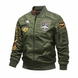 ma-1 American overalls pilot jacket Men's autumn and winter thickened Baseball uniform Trendy coat Men's military fan jacket Men h7PE#