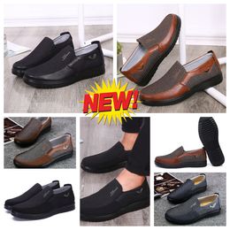 Casual shoes GAI Mens Black Brown Shoe Point Toes partys banquet Business suit Men designer Minimalists Breathables Shoe sizes EUR 38-50