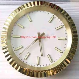 4 colour Household Wall Clock 18K gold 126333 126334 no date Wall Clock 34CM x 5CM 3KG Quartz Electronic Clock190J