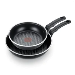 Cookware Sets Cook & Strain Nonstick 2 Piece Fry Pan Set 9.5 And 11 Inch Black Dishwasher Safe