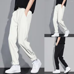 Men's Pants Luxury Male Formal Men Casual Soild Stretch Skinny Straight Leg Man Trousers Y2k Clothes Gym Work Pantalones Streetwear