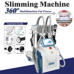 Slimming Machine Professional Vacuum Cryo Slim Machine Cryotherapy Fat Freeze Ultrasonic Cavitation Cellulite Removal Lipo Laser