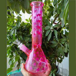 beaker bong Hookahs smoke pipe downstem perc thick glass water bogs smoking accessories waterpipe heady dab rigs