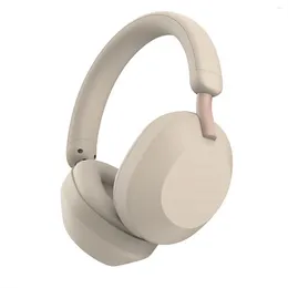 Bowls WH-1000XM5 Wireless Headphone Bluetooth 5.2 Earphone Voice Control Bilateral Stereo Champagne