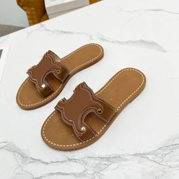 Summer Fashion Women Sandals Comfortable Neutral Home Slippers Designer Leisure Beach Ethnic Flat Shoes