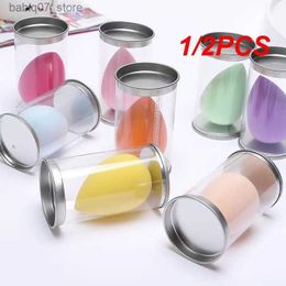 Sponges Applicators Cotton Makeup Sponge Powder Puff Water Drops Puff Makeup Puff Set Colorful Soft Pads Cosmetic Sponge Tools Wet Use Q240325