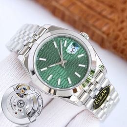 Clean Factory watches Men's 41mm Top Luxury Automatic Watch 3235 Full Stainless Steel 904L Swimming wristwatch Sapphire Lumin292J