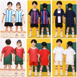 22/23 Sets of Mens kids Soccer Jersey Set Customized Football Uniforms Breathable Adult and Childrens Football Jerseys Set 240314