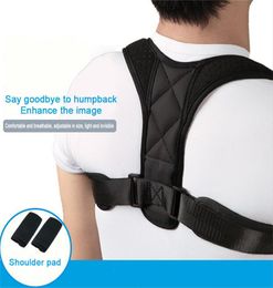 Posture Corrector Adjustable Back Brace Support Belt Clavicle Spine Back Shoulder Lumbar Posture Correction Antihumpback Effect8254359