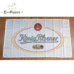 Accessories Konig Pilsener Beer Flag 3ft*5ft (90*150cm) Size Christmas Decorations for Home Flag Banner Indoor Outdoor Decor BER44