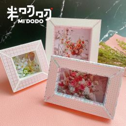 Boormachine 3 Size 3d Photo Frame Cutting Dies 2021 for Scrapbooking Dies Memory Photo Album Paper Craft Mi Box New Metal Cutting Dies